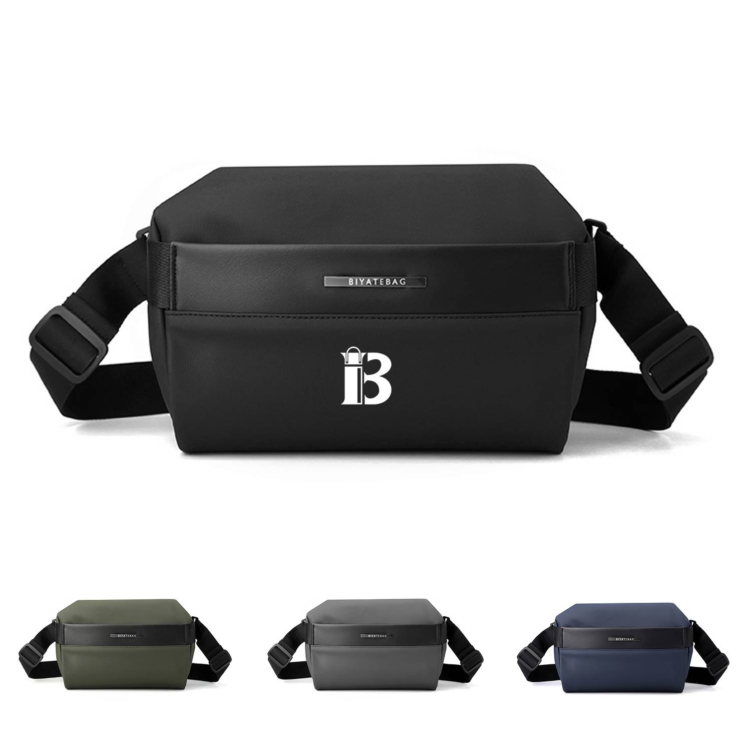 Nylon Functional chest bag for men 7