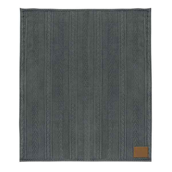 Cable Sherpa Blanket 15