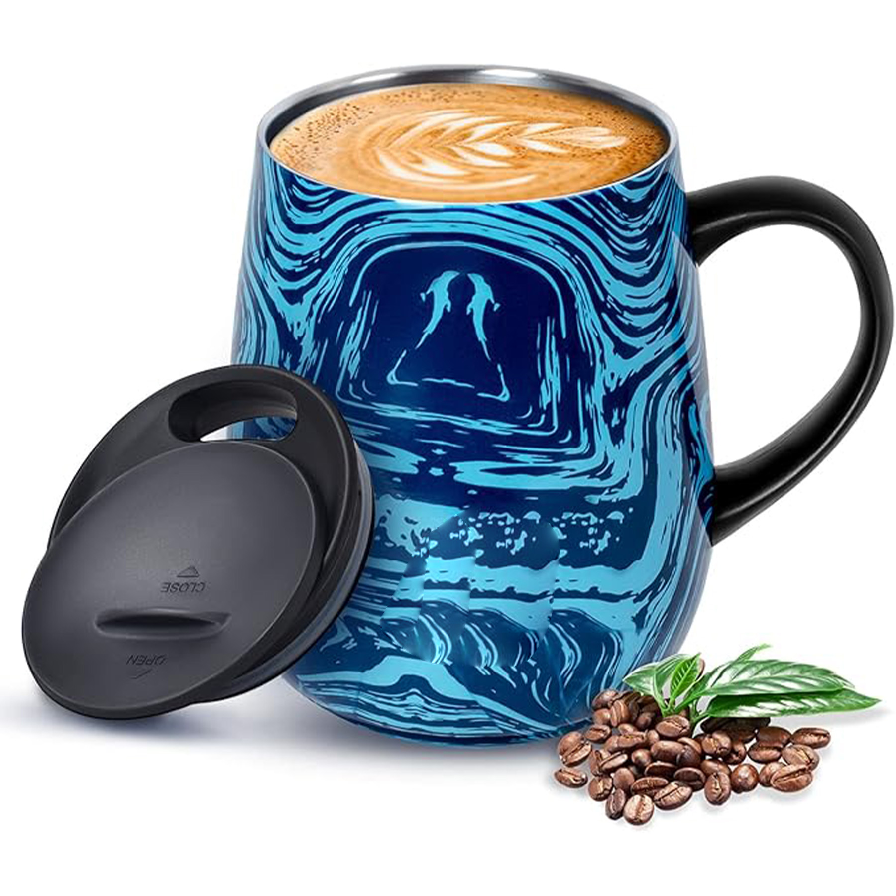 16 Oz Insulated Coffee Mug 1