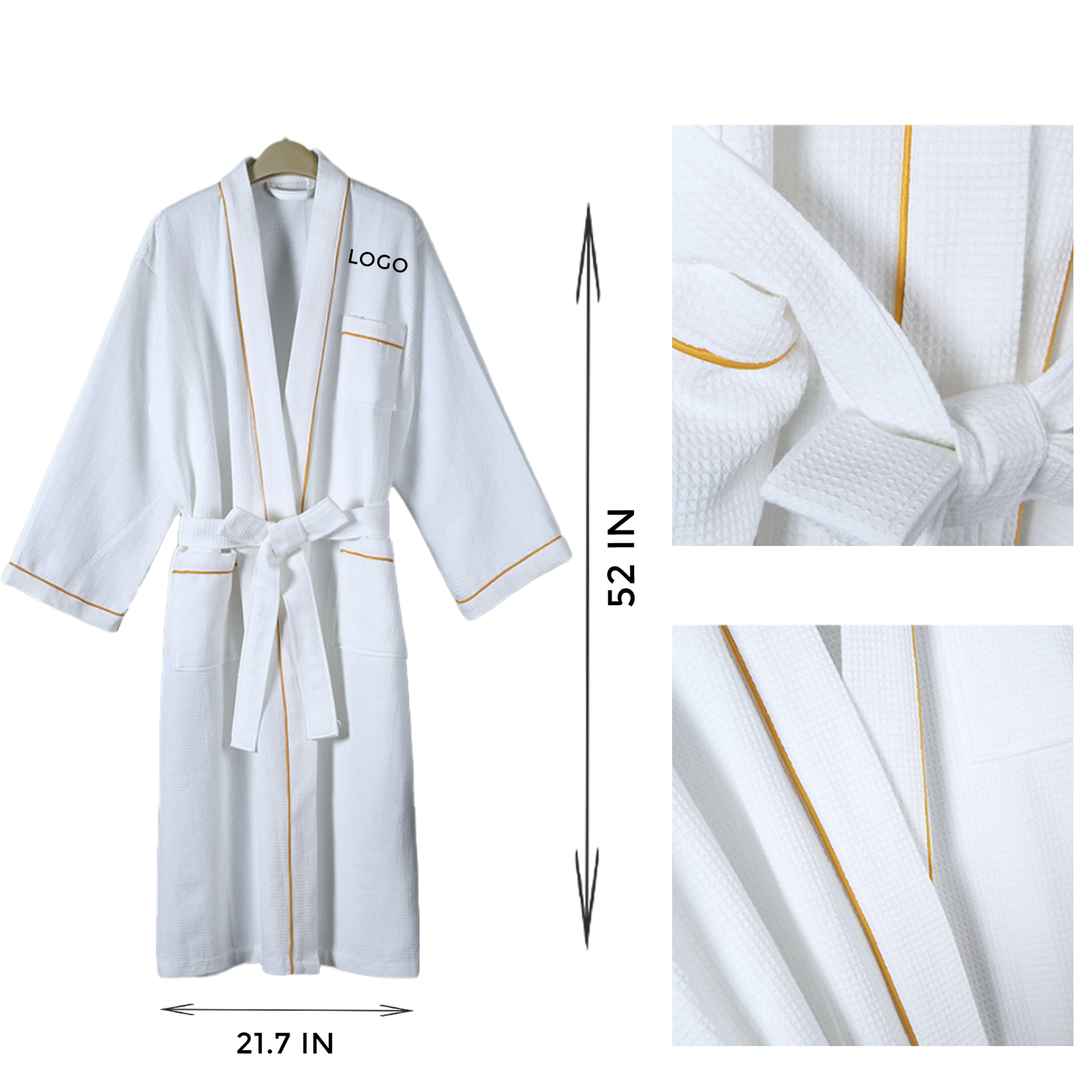 MOQ 10 PCS Versatile Cotton Bathrobe 1