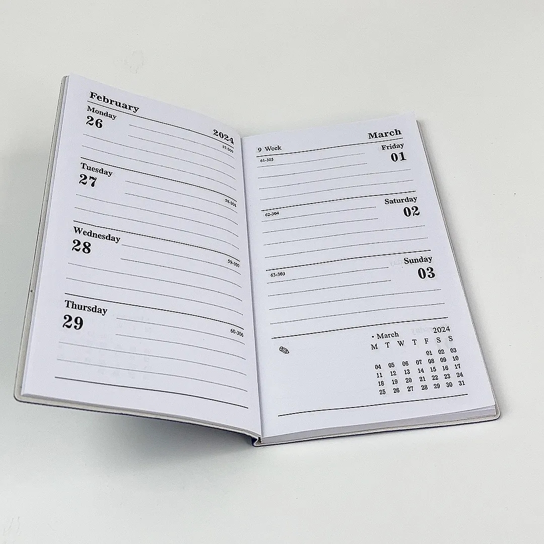 A6 Leather Journal Dairy Planner Notebook 1