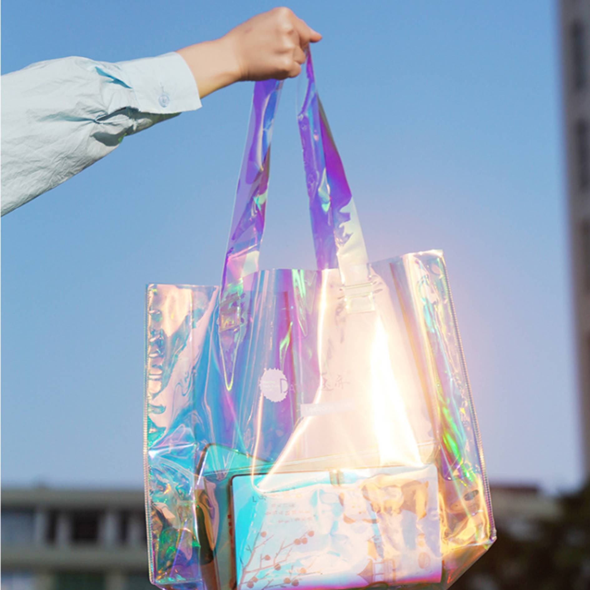 Iridescent Clear Bag For Stadium 4
