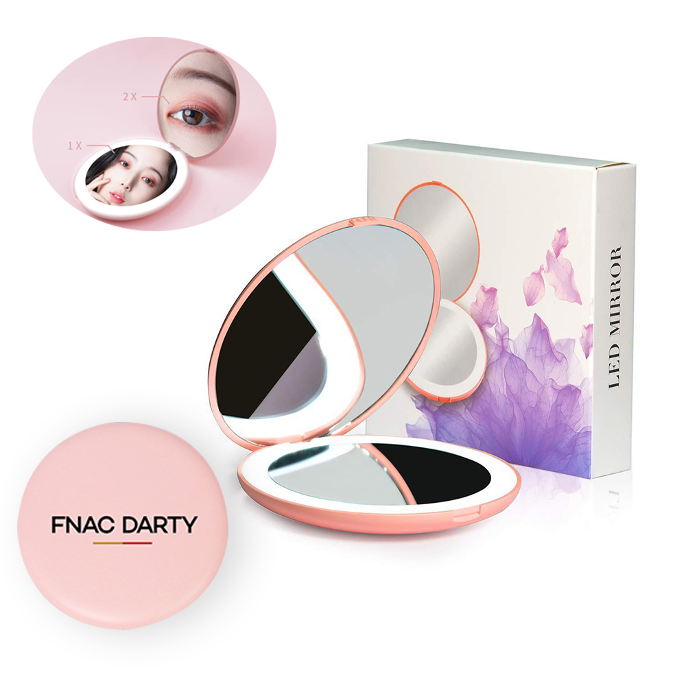 LED Lighted Travel Compact Mirror 6