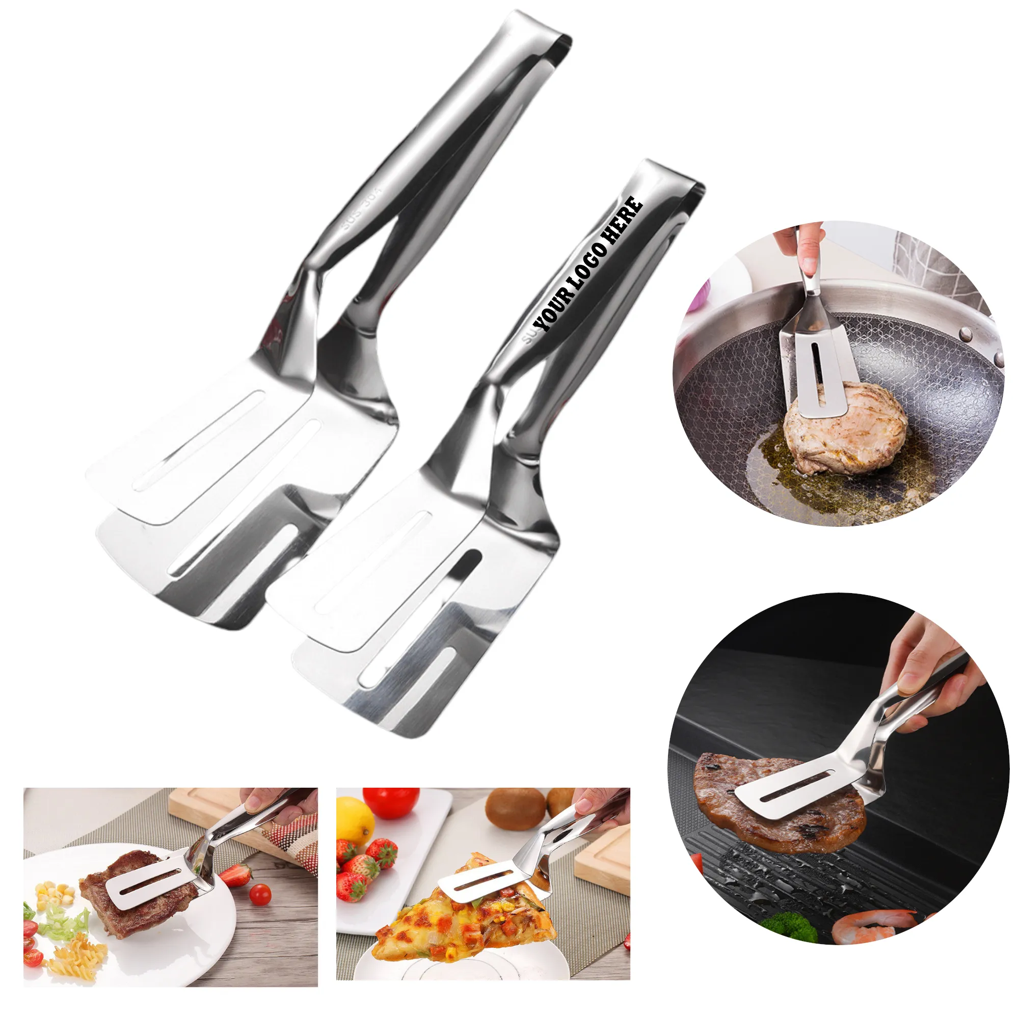 Customize Stainless Steel Steak And Pizza Spatula 2