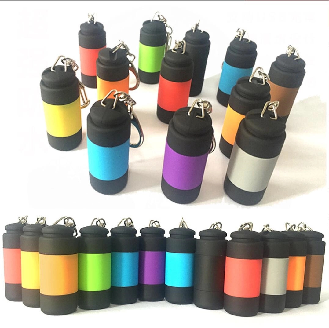 Mini USB Flashlight Keychain 2