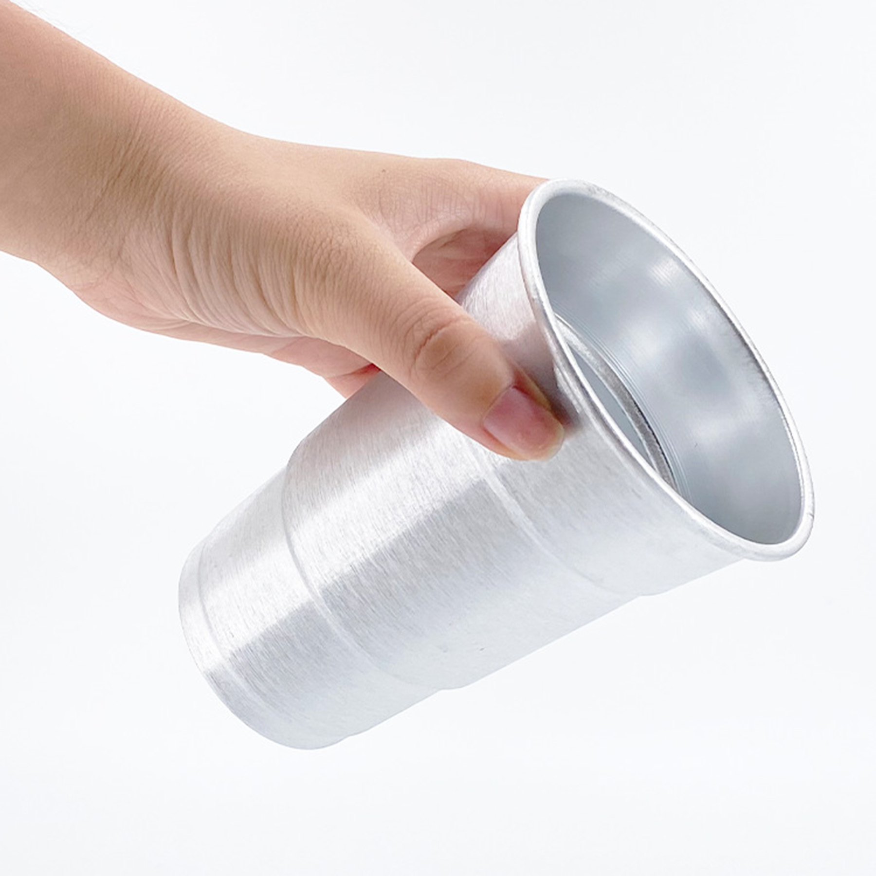 Lightweight Reuseable Aluminum Cold-Drink Cup 2