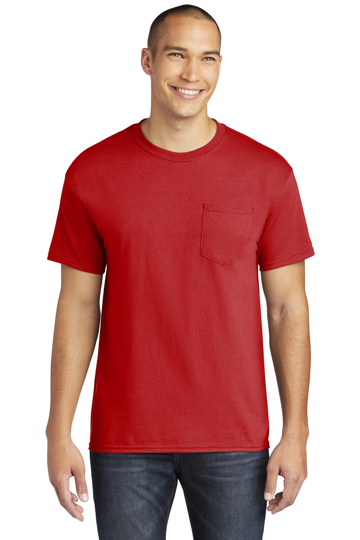Gildan Heavy Cotton 100% Cotton Pocket T-Shirt. 5300 80