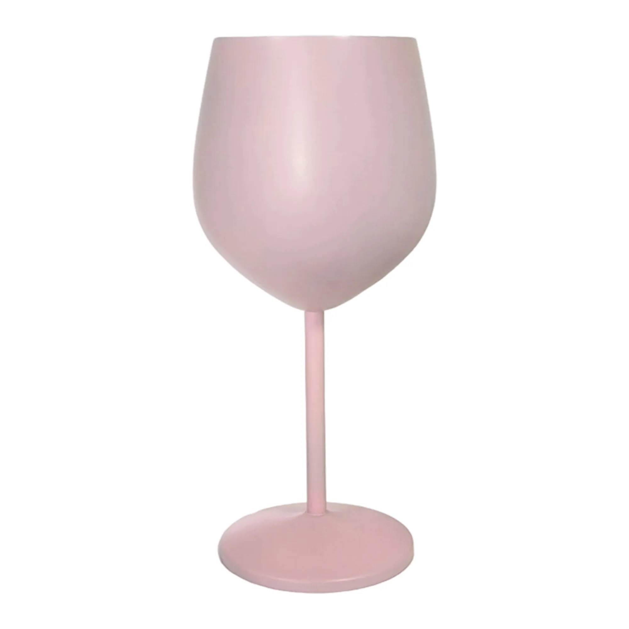 MOQ 50 18oz Single-Layer Stainless Steel Wine Goblet 7