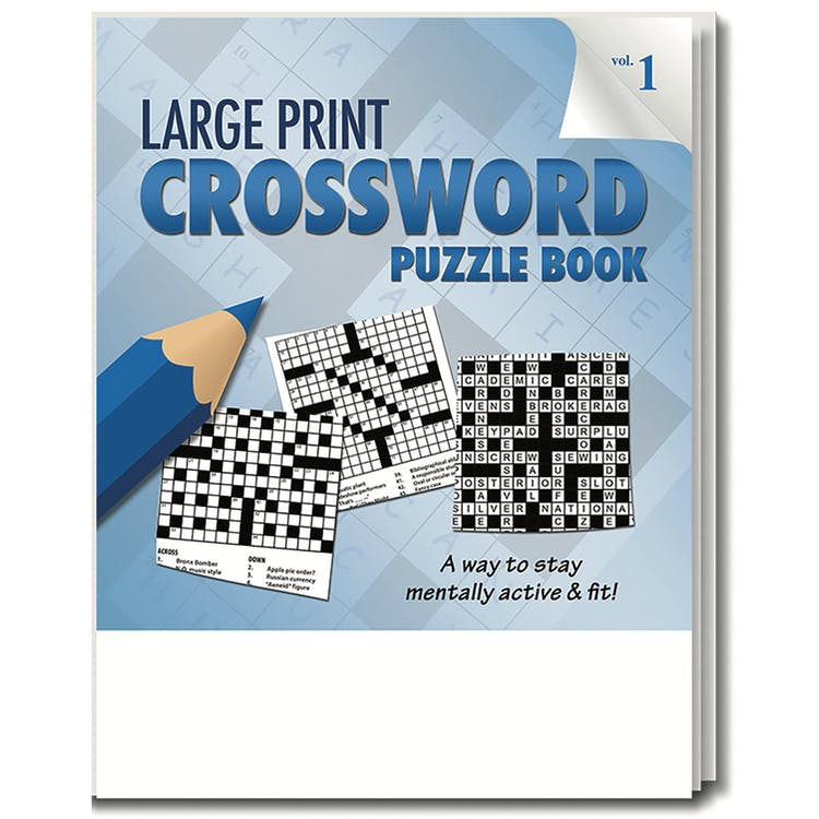 Crossword Puzzle Books - Large Print 32 Pages 1
