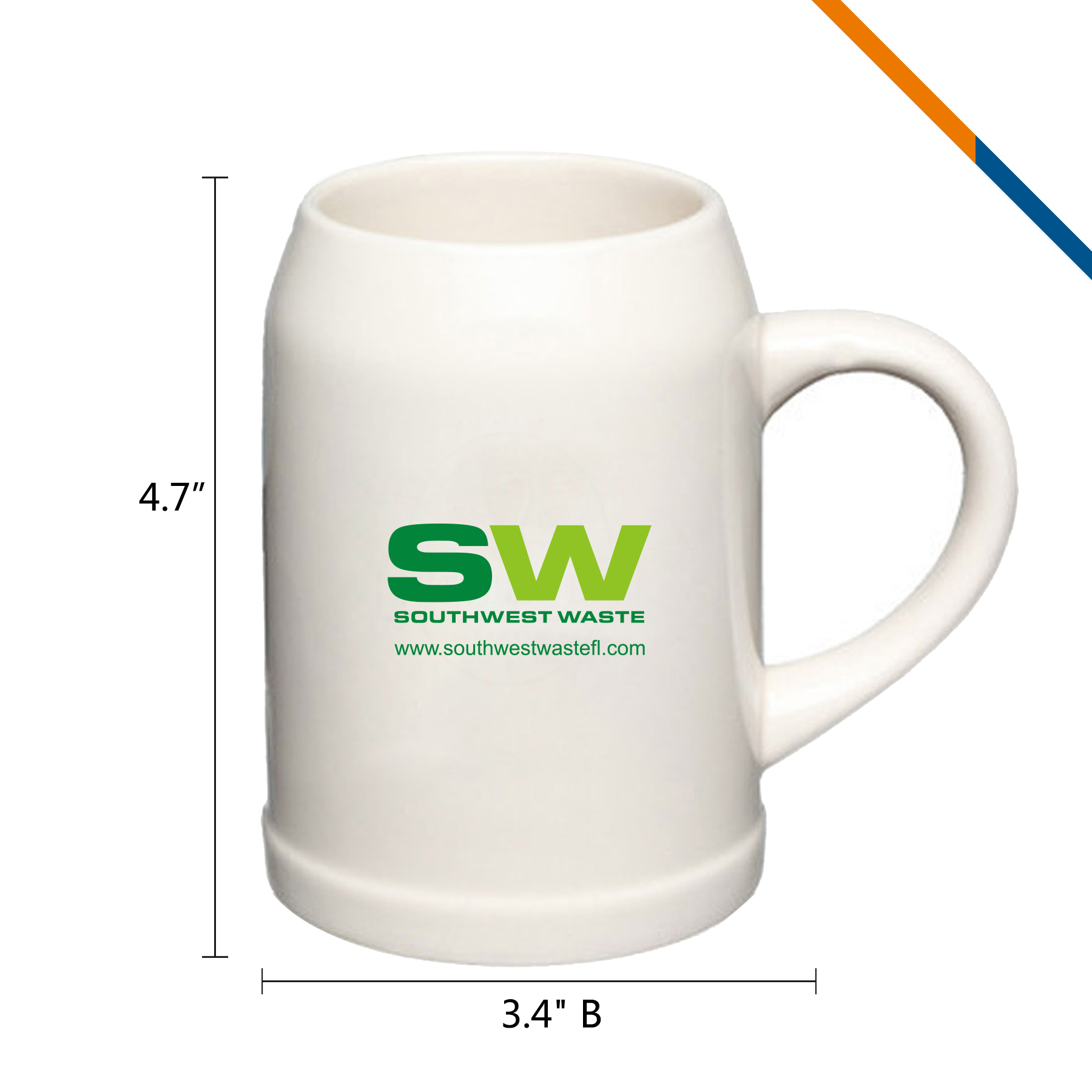 Tator Ceramic Mug - 10 OZ. 3