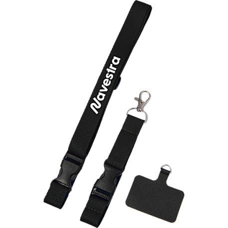 Adjustable Recycled Phone Lanyard 5