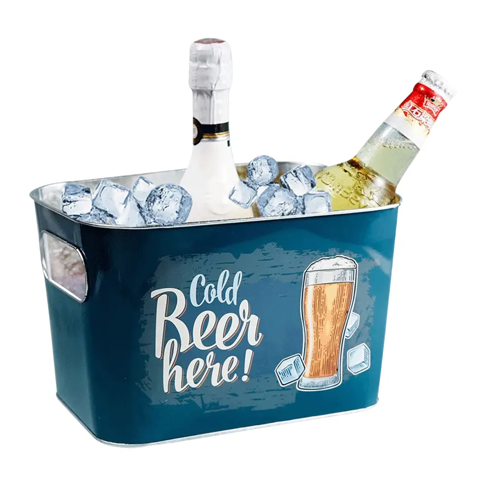 8L Galvanized Deep Beverage Bucket 3