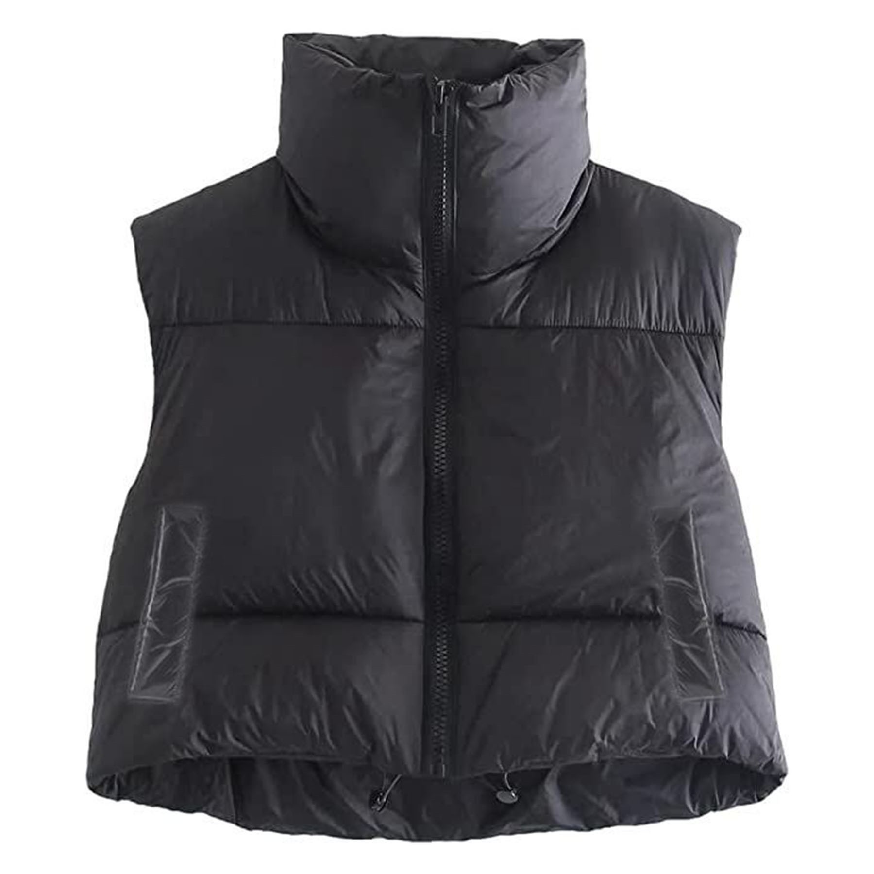 Winter Warm Padded Crop Vest 2