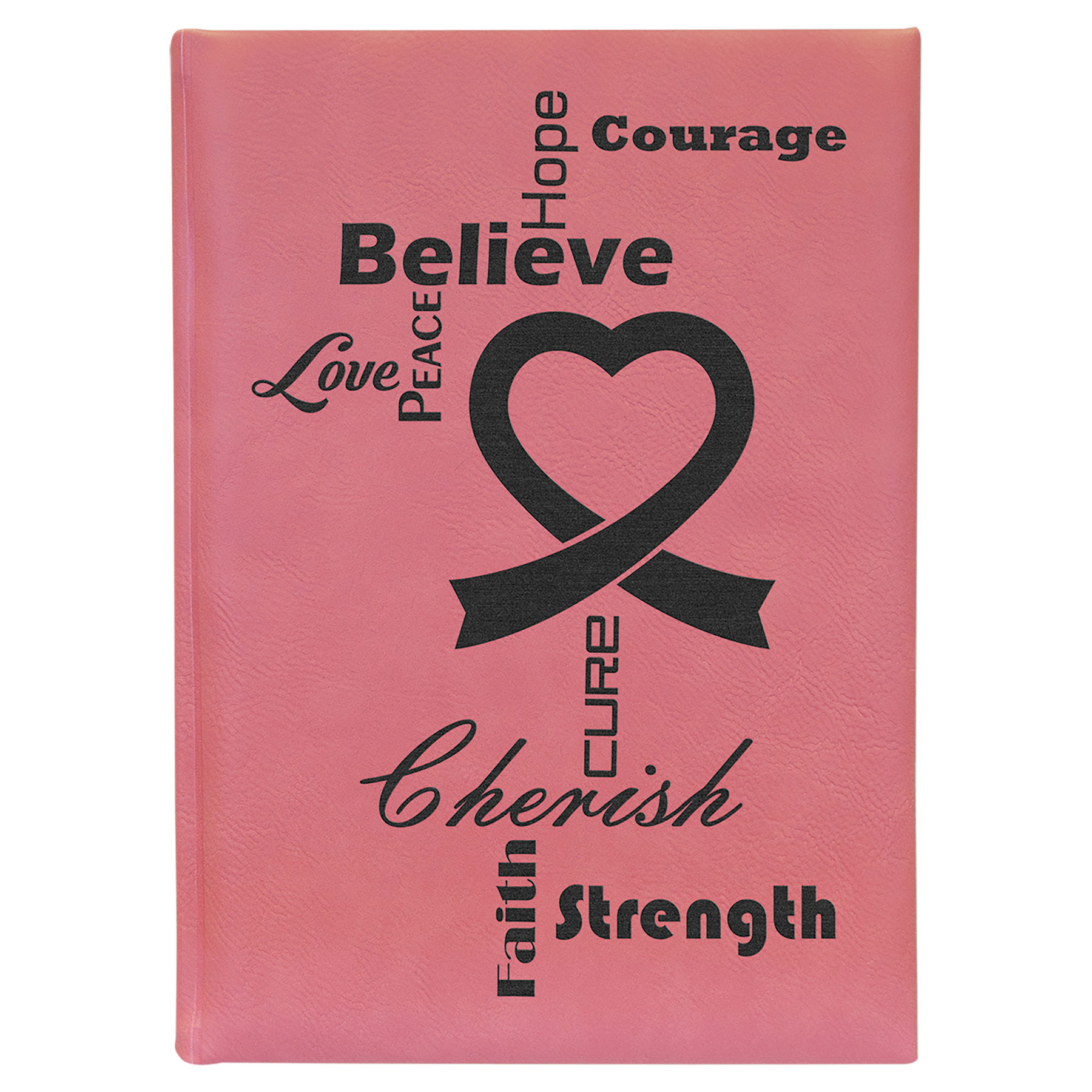 Laser Engraved Leatherette Unlined Journal (7"x 9.75") 17