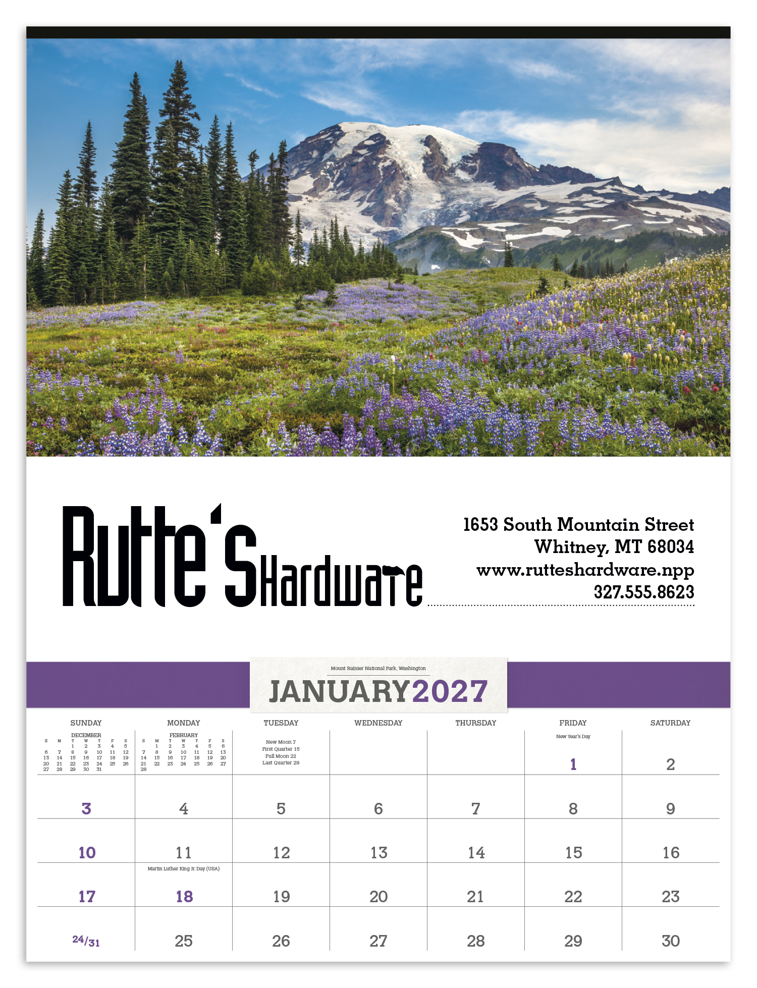 Triumph® Calendars American Splendor with Date Blocks Calendar 39