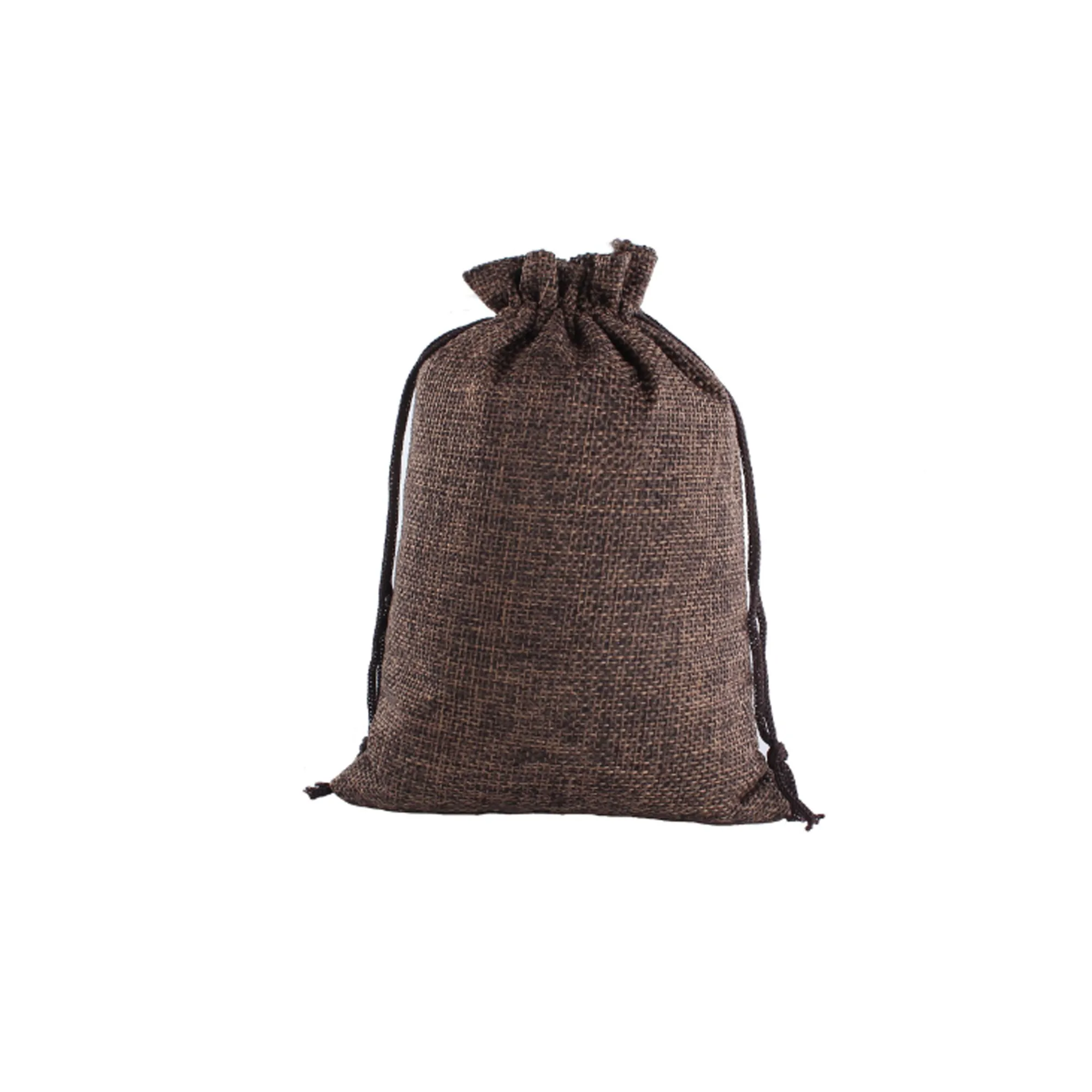 Jute Hemp Bag Drawstring Pouch 3