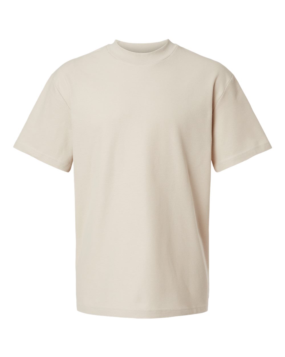 Unisex Pique Mock Neck Tee - 1PQ 17
