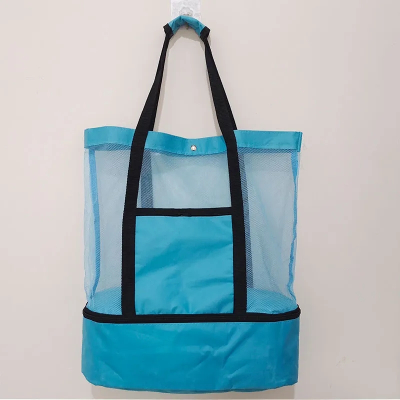 Mesh Beach Tote Cooler Bag 5