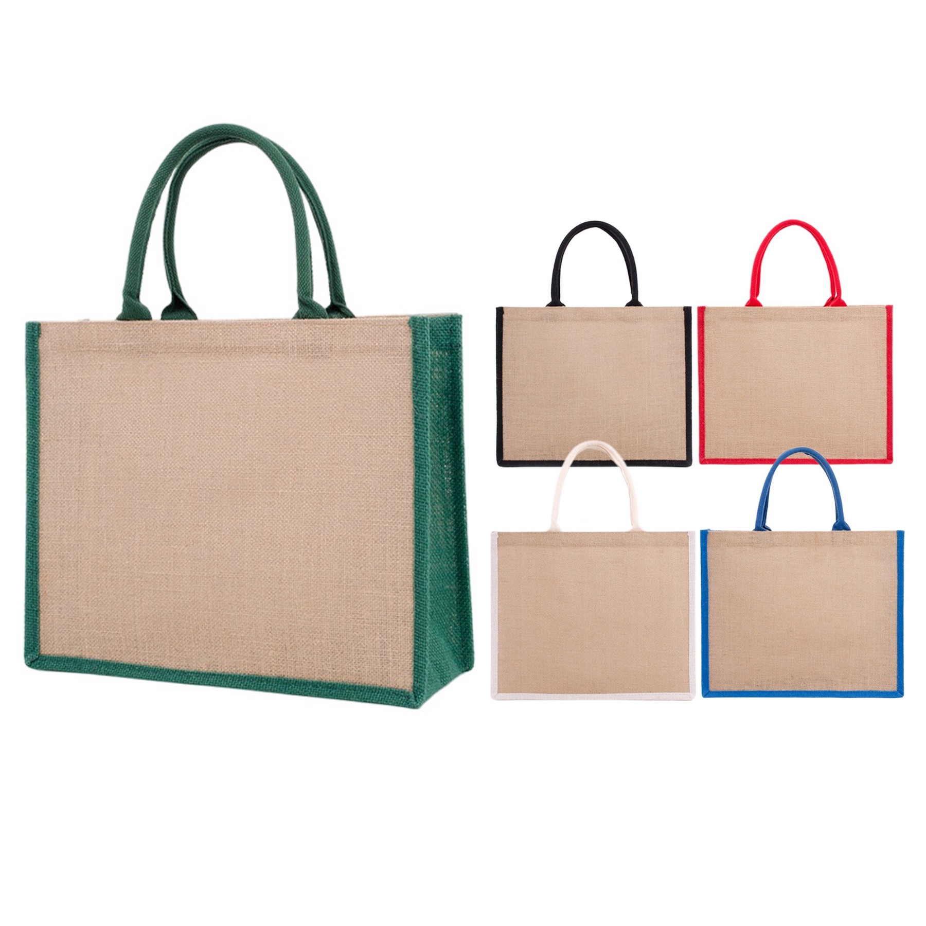 Fresno Eco Friendly Jute Tote Bags, custom tote bag with logo imprint 2