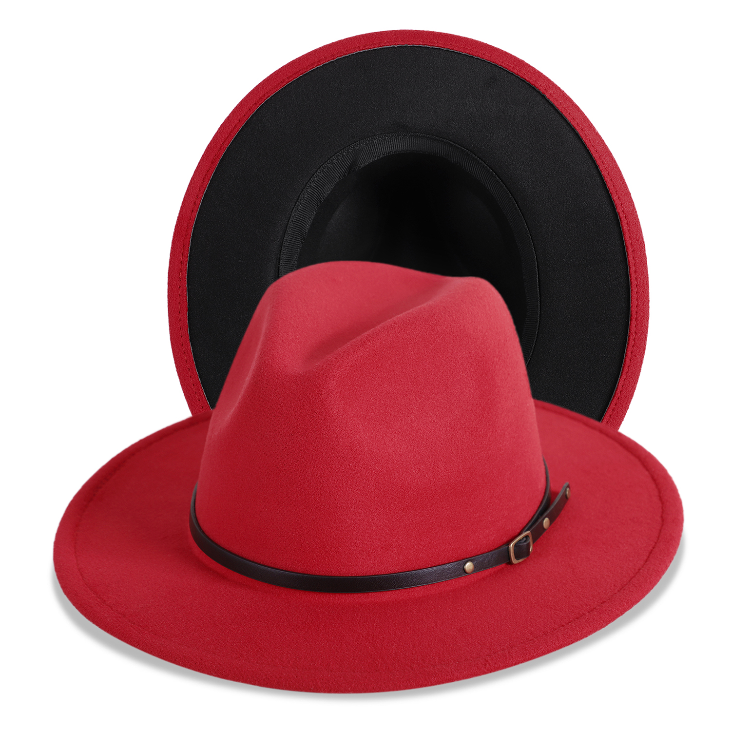 Fedora Hat w/Thin Belt Band 6