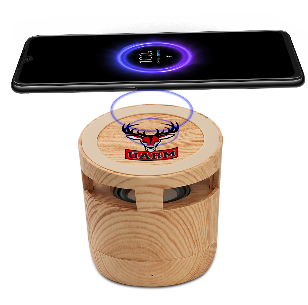 LaBagh Wood Wireless Charger and Speaker 6