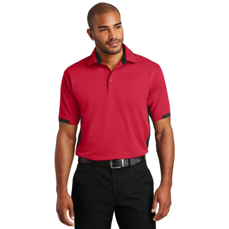 Port Authority Dry Zone Colorblock Ottoman Polo. 2