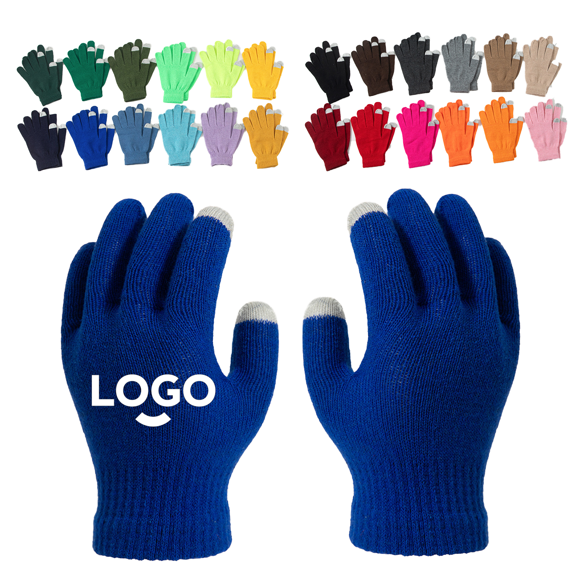 MOQ50 Elastic Knit Touchscreen Gloves 8