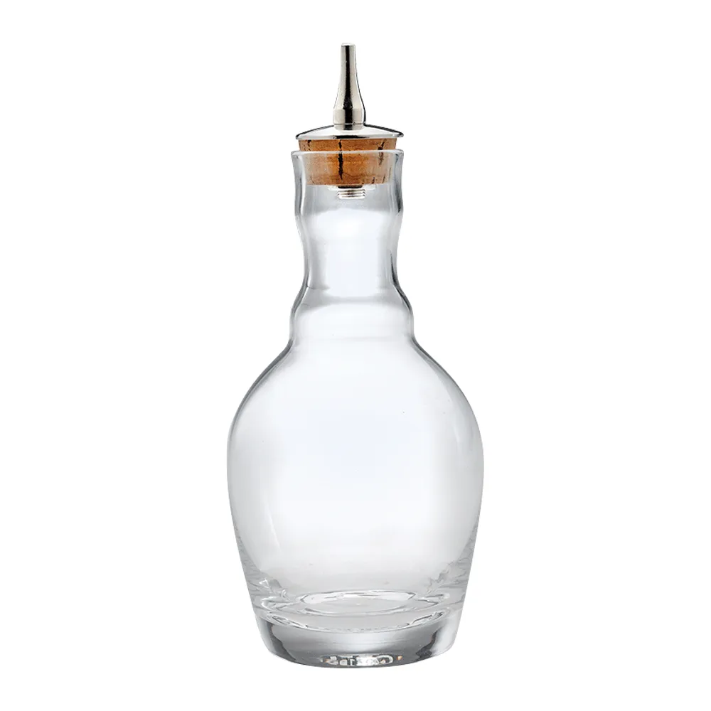 7.4oz. Glass Bitters Bottle Genie Design 5