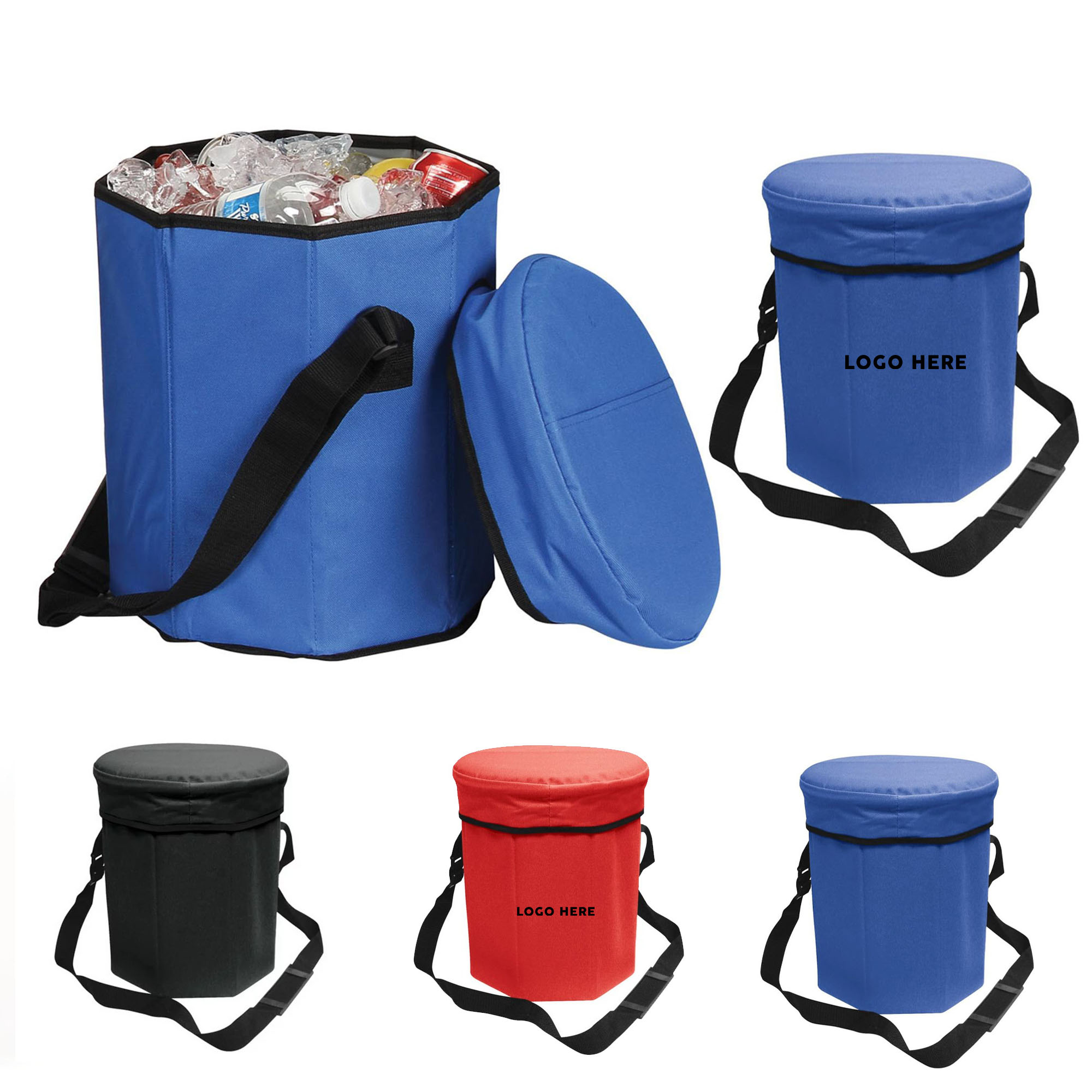 Logo Printed Hexagon Seat Cooler 3
