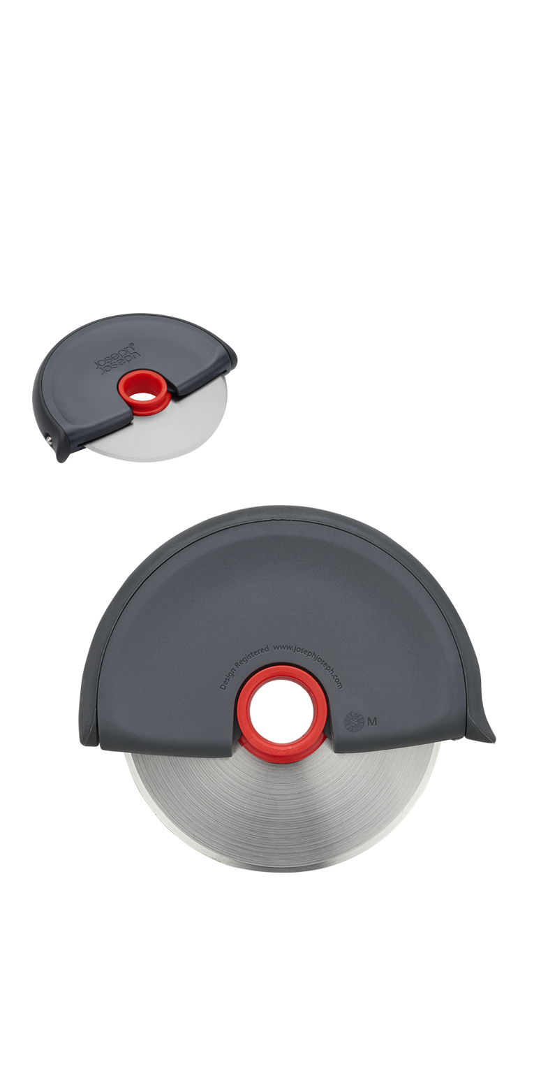 Joseph Joseph® Disc Easy-clean Gray Pizza Cutter 10