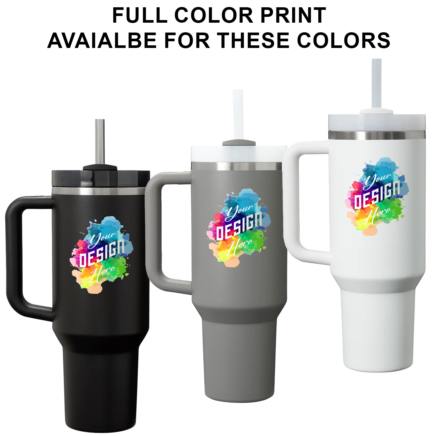 40 oz Stanley® Stainless Steel Insulated Quencher Travel Mug 3