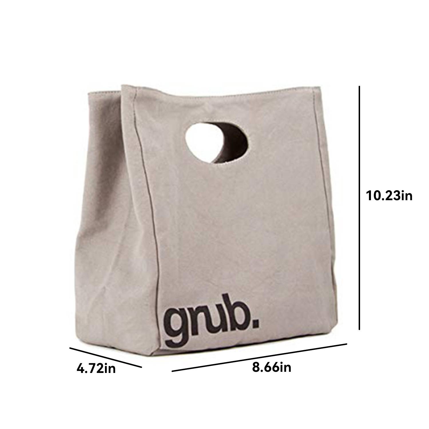 Double-Layer Handy Canvas Tote, custom tote bag with logo imprint 3
