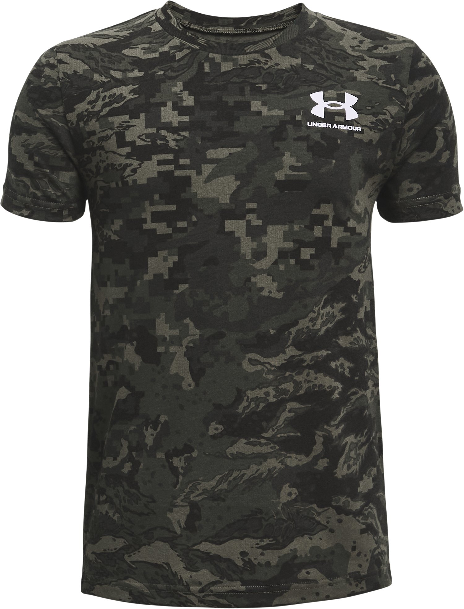Boys' UA ABC Camo Short Sleeve 2