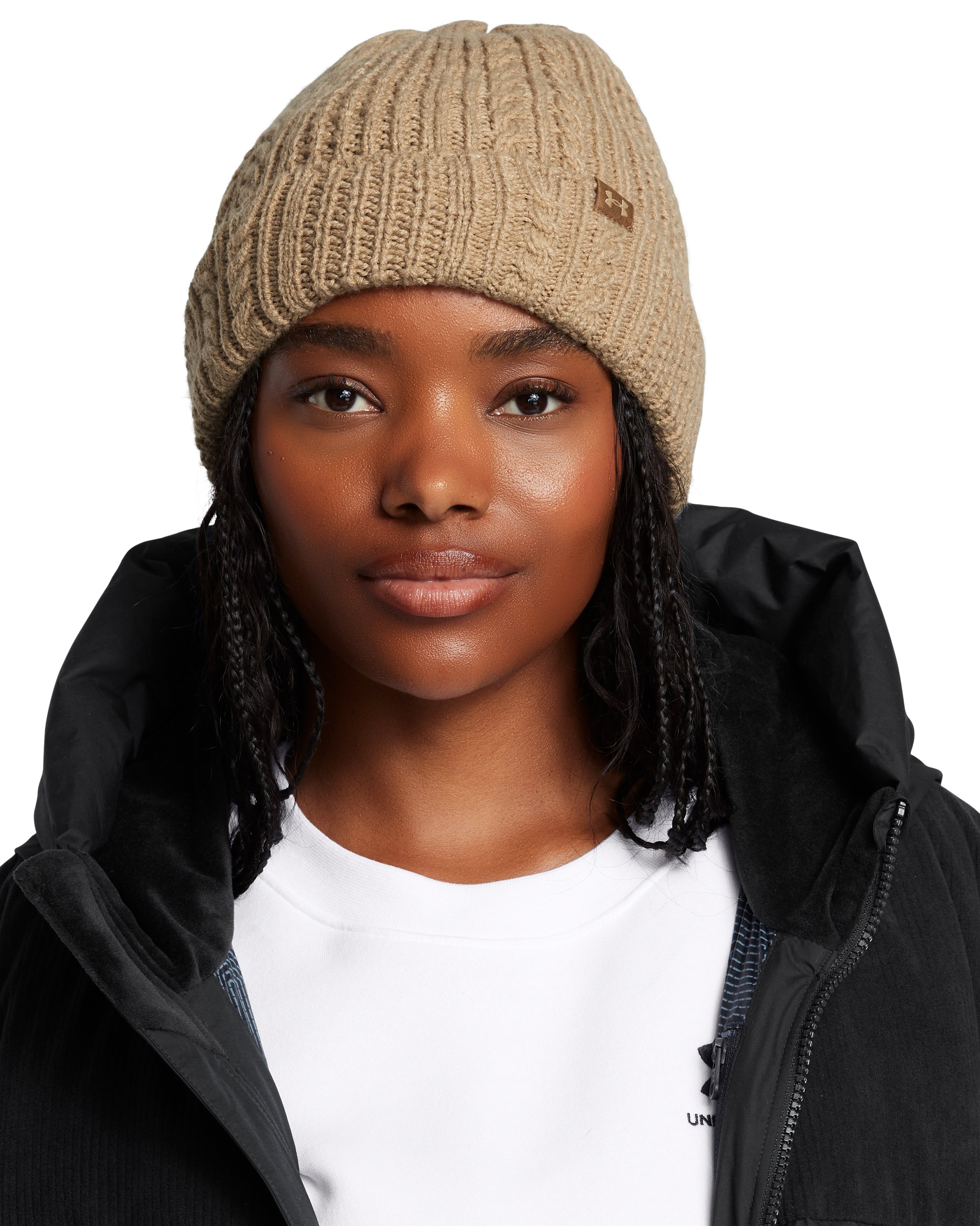 UA Halftime Cable Knit Women's Beanie 1