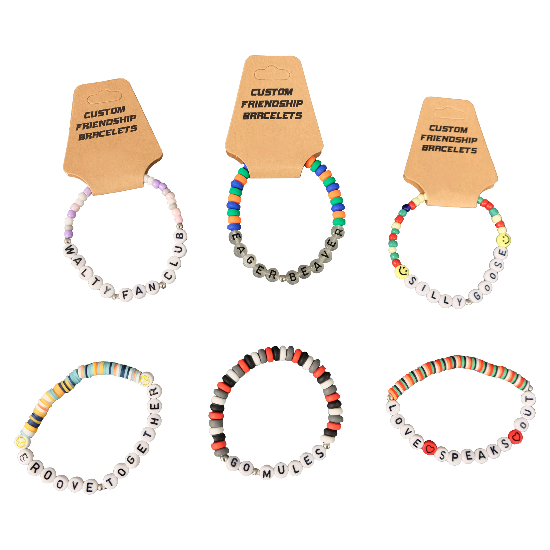 Custom Beaded Friendship Bracelet 2