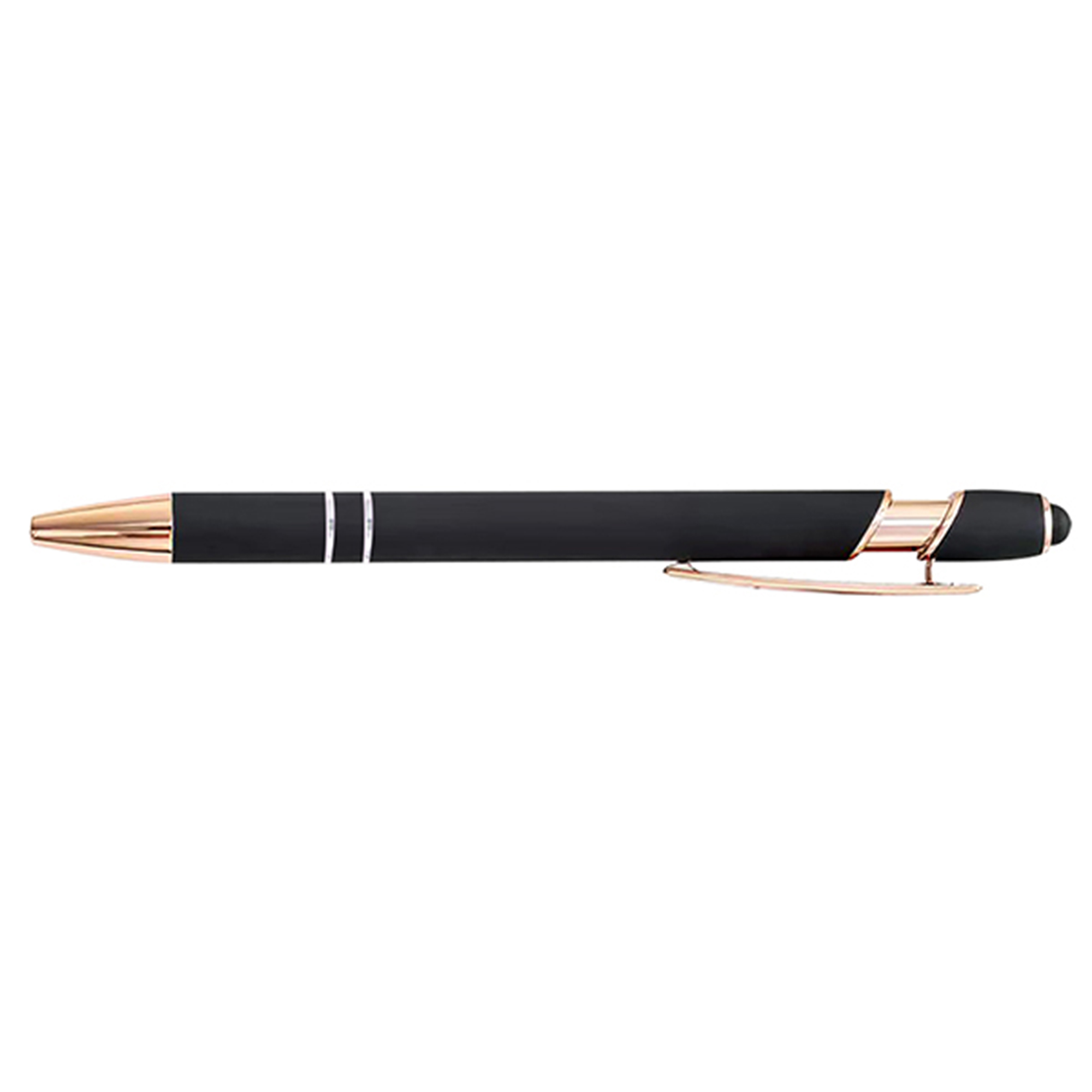 Rose Gold Soft-Touch Aluminum Pen w/ Stylus 8