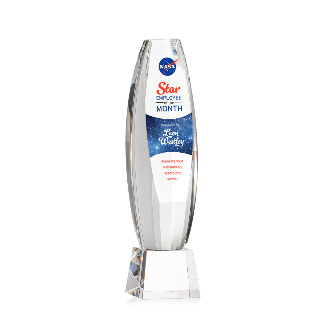 Hoover VividPrint™ Award on Robson Base - Clear 11