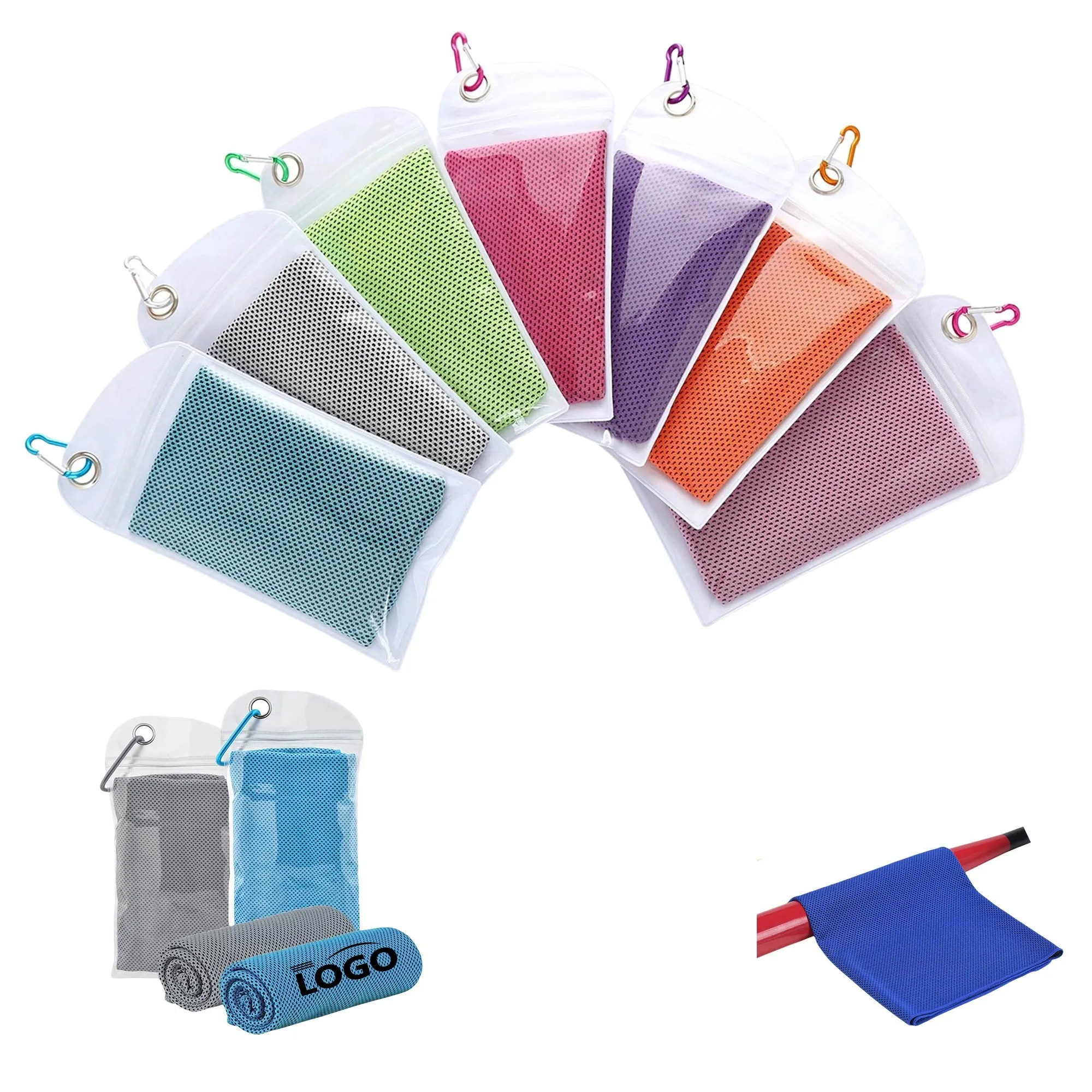 Cooling Towel With Carabiner Clip 5