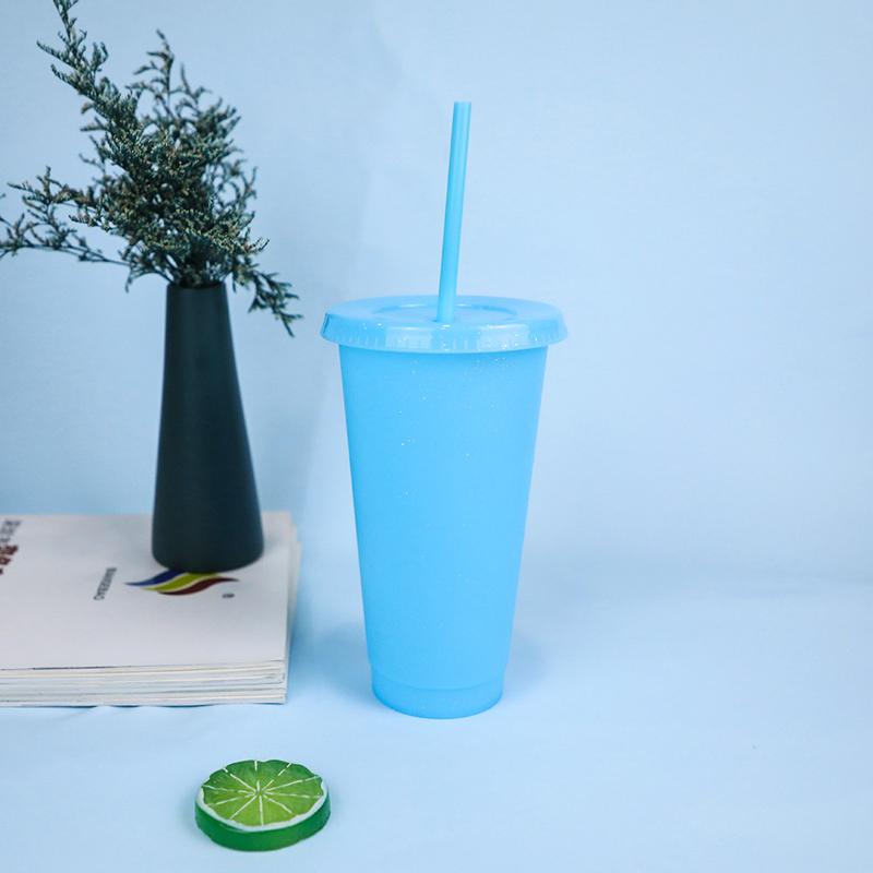 24OZ Reusable Cold Color Changing Cups Tumblers 13