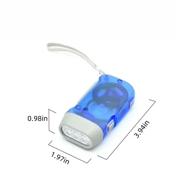 Hand Crank Power Generating Flashlight - Manual Operation 1