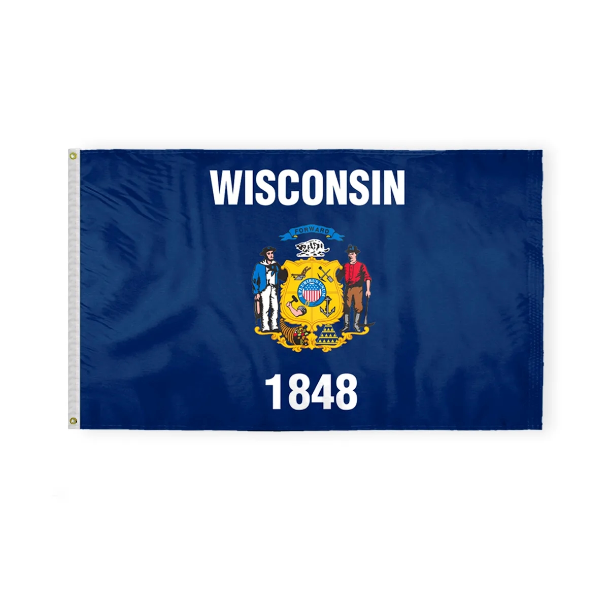 12"x18" to 8'x12' Wisconsin Nylon Flags 8