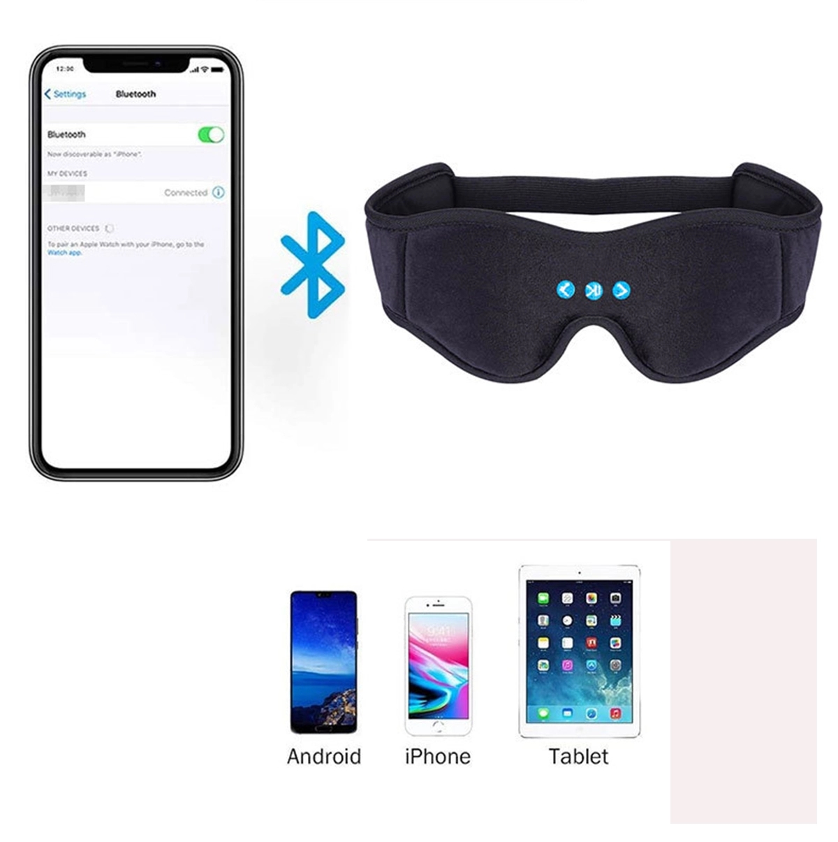 Wireless bluetooth sleep eye mask 1
