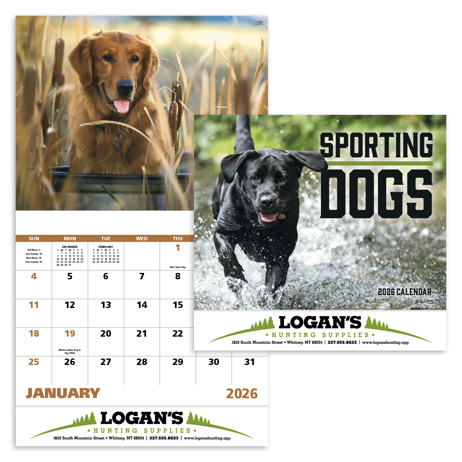 Good Value™ Sporting Dogs - Stapled Calendar 39