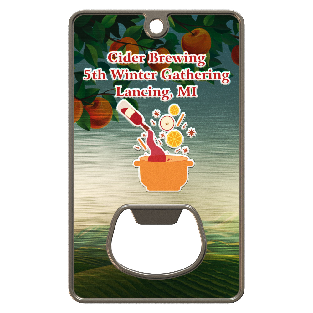 3.25" Express Vibraprint® Bottle opener medallion 4