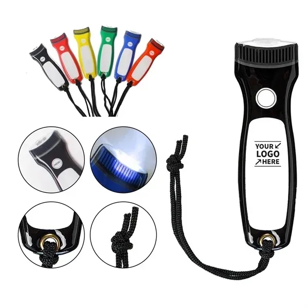 PVC LED Flashlight Key Chain 1
