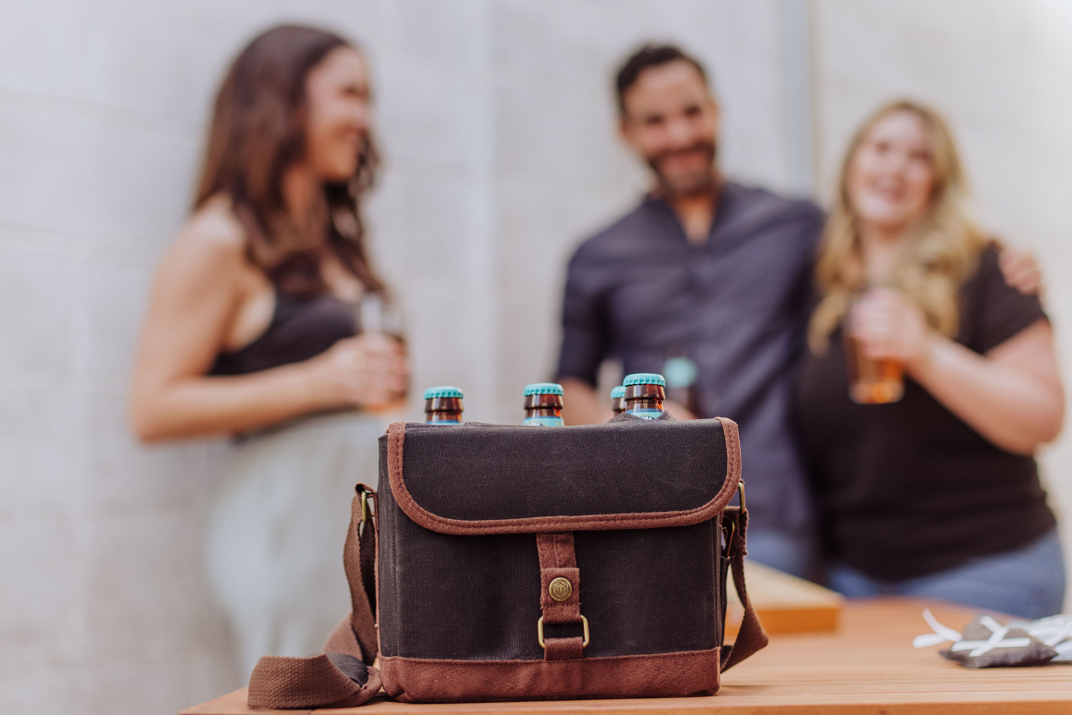 Beer Caddy Cooler Tote with Opener 6