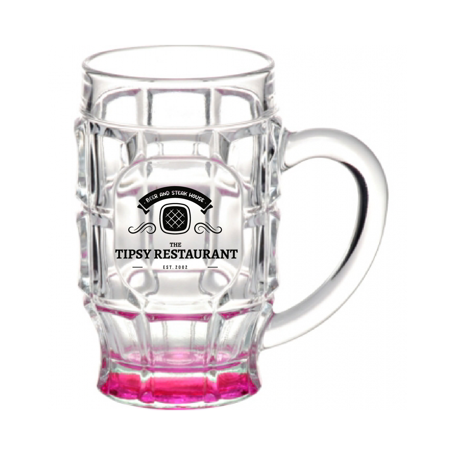 17.75 oz. Beer Garden Glass Mug (2 Color Imprint) 12