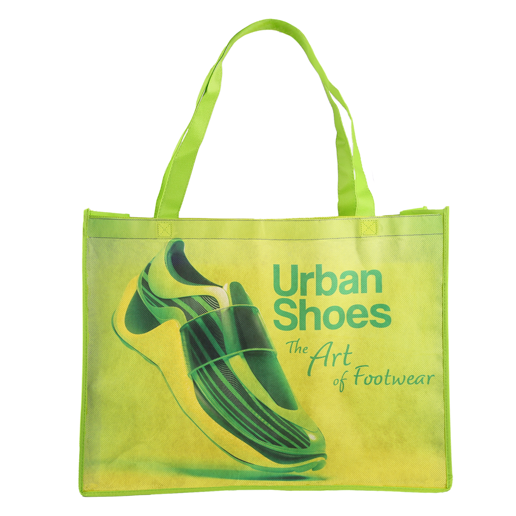 Sublimated Large Non-Woven Shopping Tote Bag 18