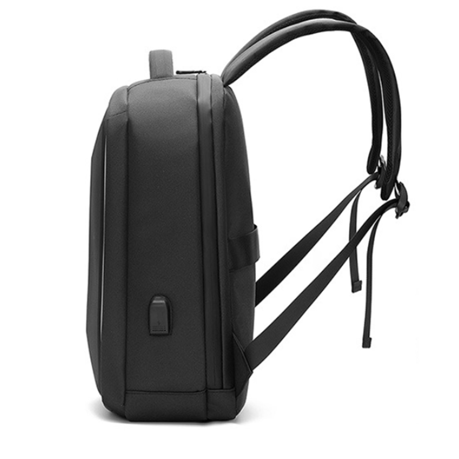 Oxford hard-shell laptop backpack with usb charging port 4