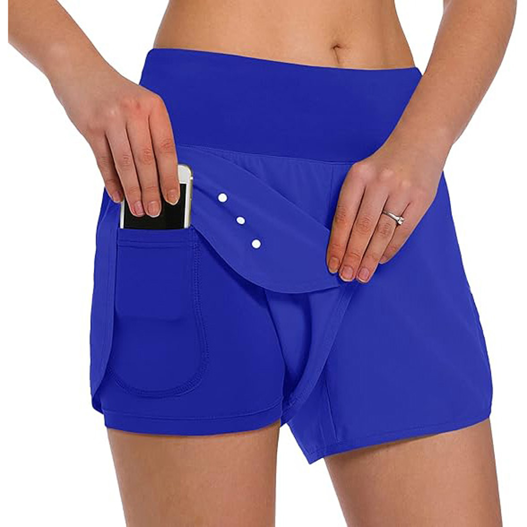 Women's 2 in 1 Running Shorts 13